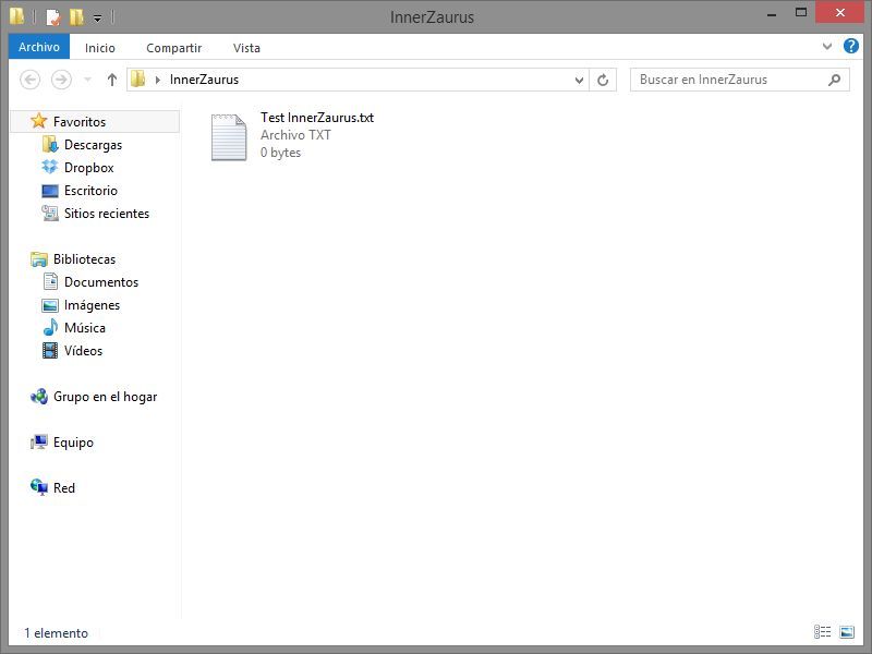 Carpeta original de Windows