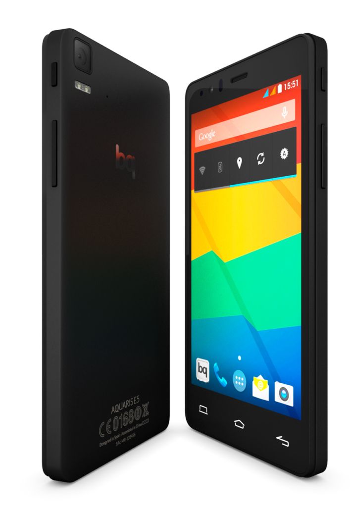Aquaris E5 FHD negro