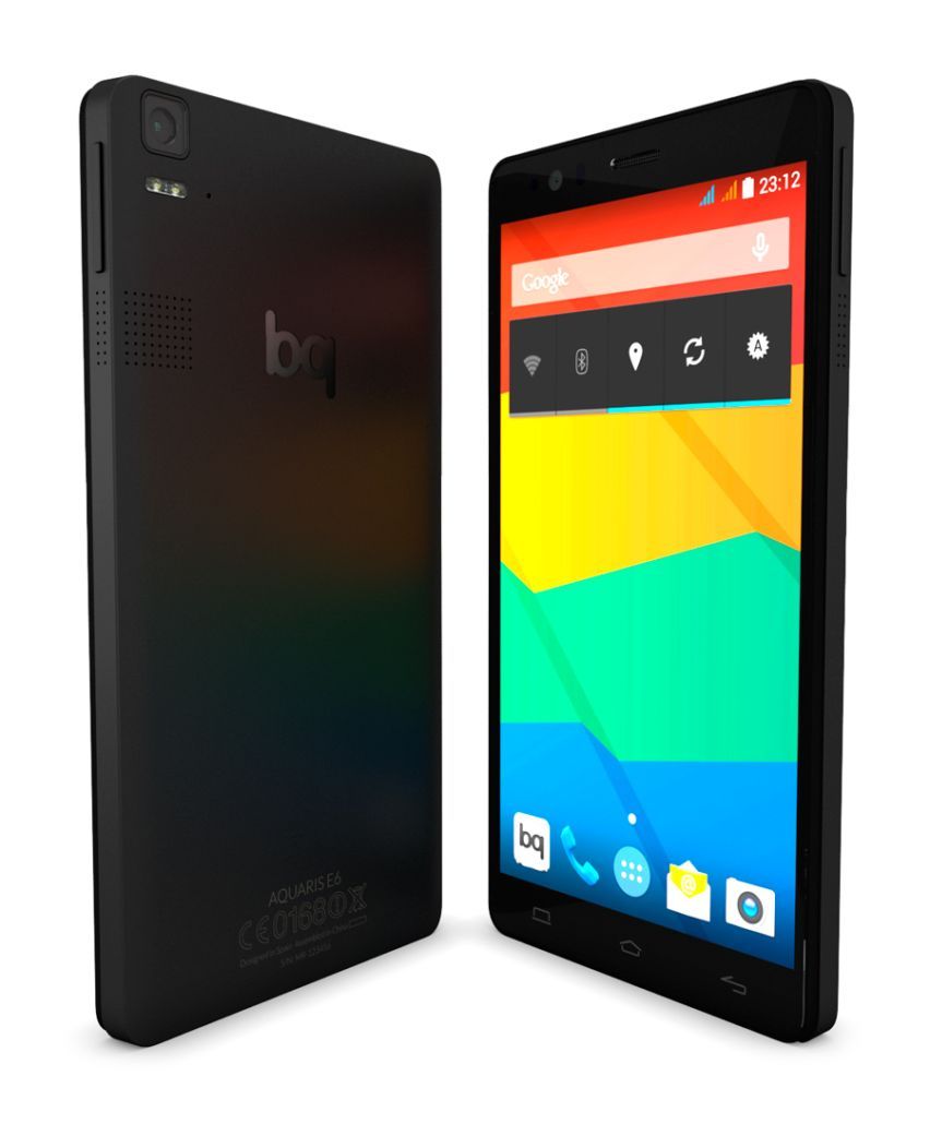 Aquaris E6 negro