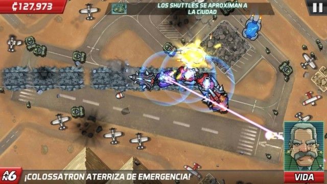 Bloques durante el juego