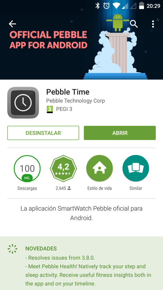 Instalación de la aplicación