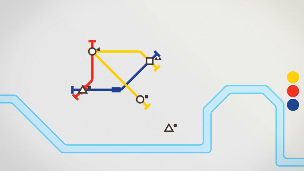 Pantalla del juego 'Mini Metro'