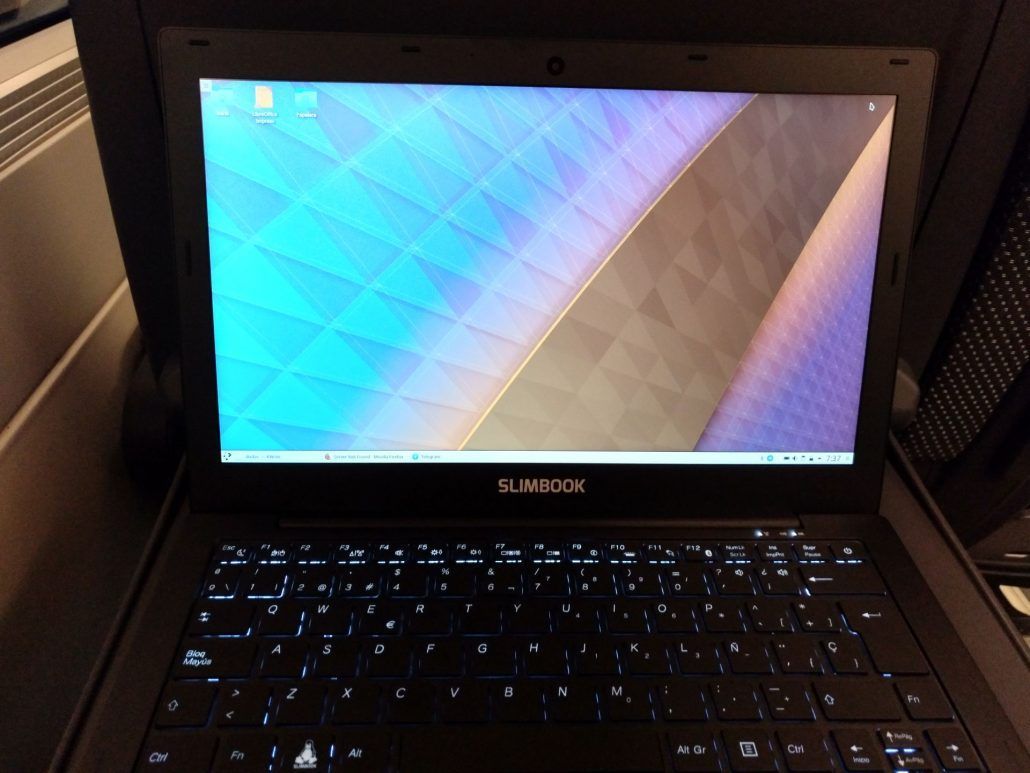 KDE Neon en el ultrabook Katana II