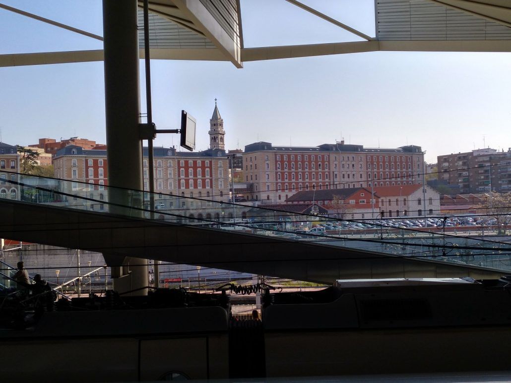 Vistas de la estación de Atocha