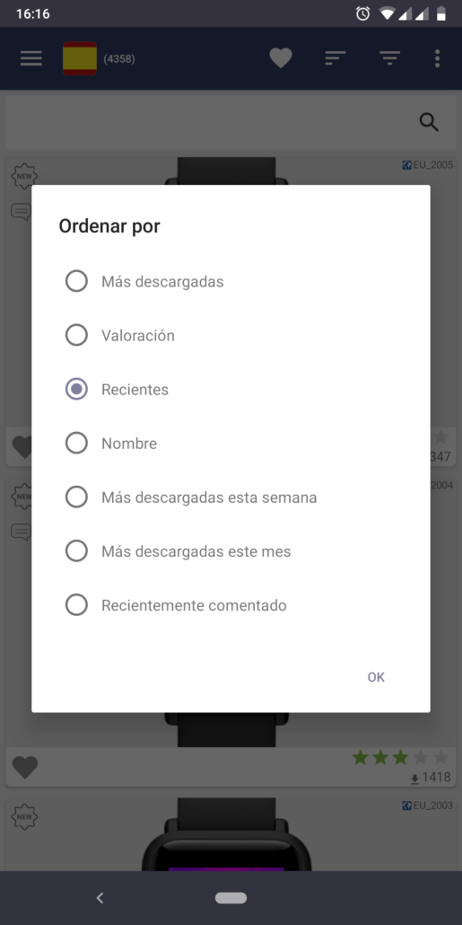 Características de las descargas
