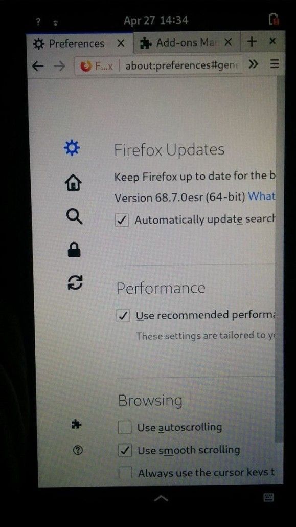 Versión de Firefox de escritorio