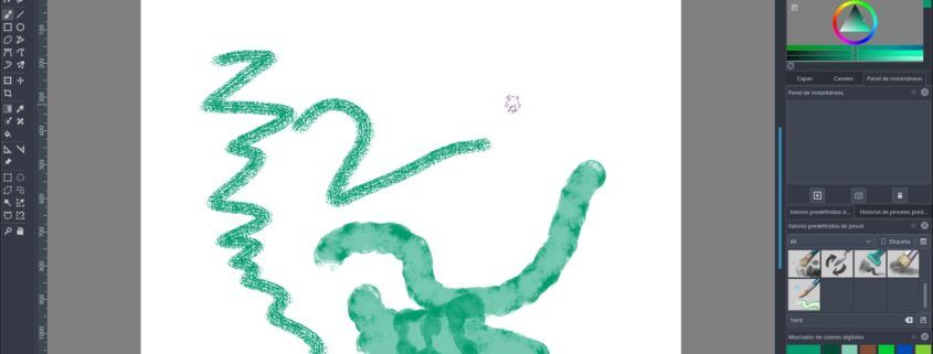 Pinceles de David Revoy en Krita