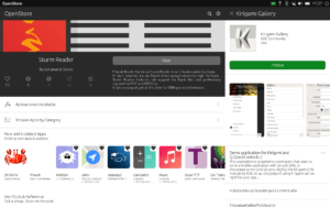 Kirigami en la OpenStore