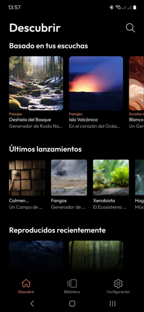 Versión de Android de MyNoise