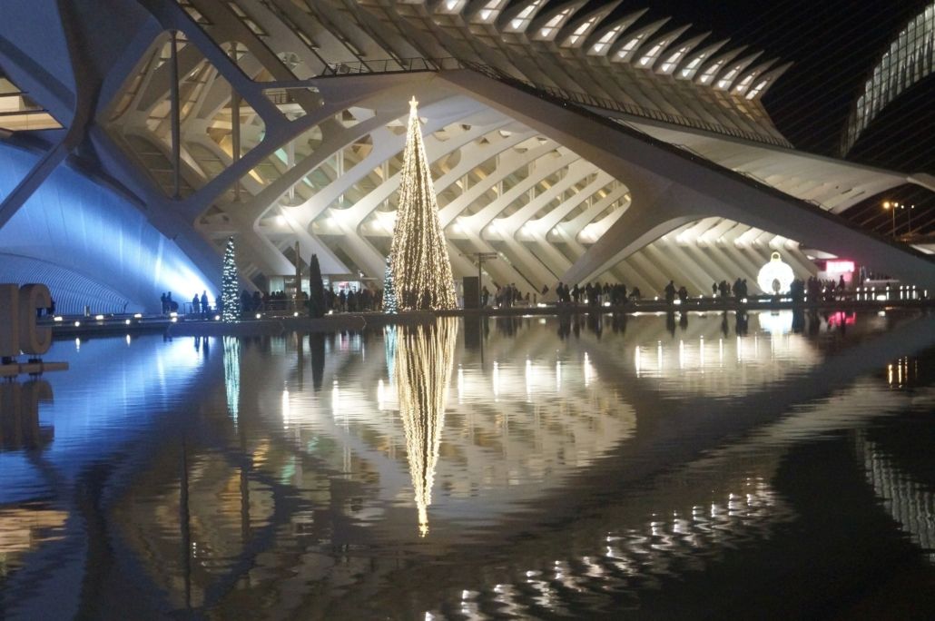 Árbol de Navidad con reflejo (mimecar)